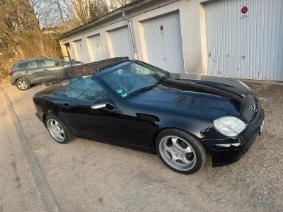 Gebraucht Mercedes SLK200 163 PS (119 kW) 2000 Schwarz Cabrio