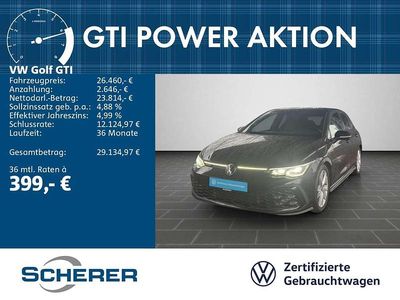 Gebraucht VW Golf VIII GTI 245 PS (180 kW) 2022 Deep black perleffekt (metallic) Limousine