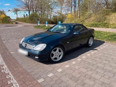 Gebraucht Mercedes SLK230 193 PS (141 kW) 1998 Blau Cabrio