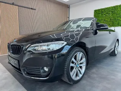 Używany BMW 218 Advantage 150 KM (110 kW) 2017 Czarny Kabriolet