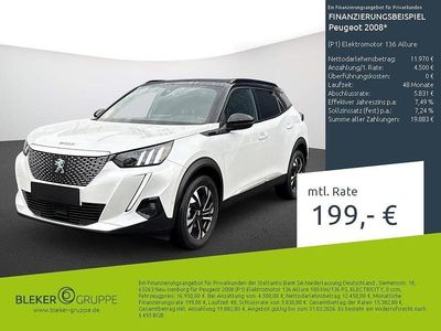 Usata Peugeot e-2008 Allure 100 kW (136 CV) 2020 Bianco SUV