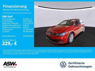 Kings red metallic Gebraucht 2022 VW Golf VIII Active Limousine | 22.430 € (Fairer Preis)