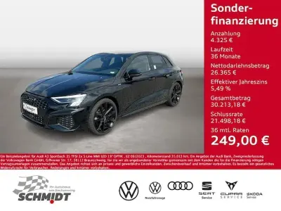Gebraucht Audi A3 S-Line 150 PS (110 kW) 2023 Mythosschwarz metallic Limousine