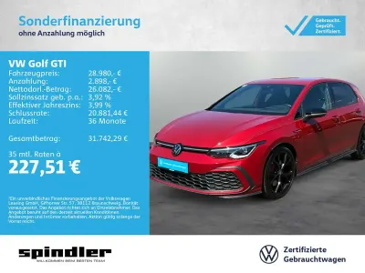 Gebraucht VW Golf VIII GTI 245 PS (180 kW) 2023 Kings red metallic Limousine