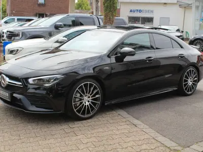 Gebraucht Mercedes CLA35 AMG AMG 306 PS (225 kW) 2023 Kosmosschwarz  metalliclack Coupé