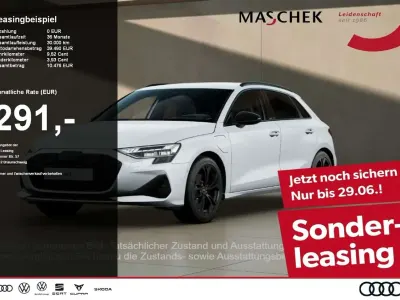 Gebraucht Audi A3 204 PS (150 kW) 2025 Gletscherweiss metallic Limousine