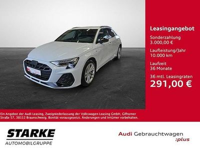 Gletscherweiß metallic Gebraucht 2025 Audi A3 Sportback e-tron S-Line Kleinwagen | 42.440 €