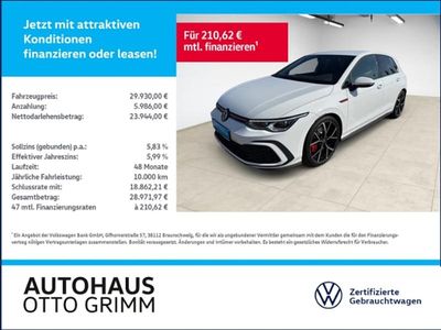 Usata VW Golf VIII GTI 245 CV (180 kW) 2023 Bianco Berlina