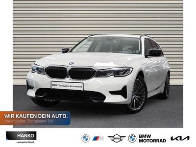 Gebraucht BMW 320e Sport Line 204 PS (150 kW) 2022 Alpinweiss iii Kombi
