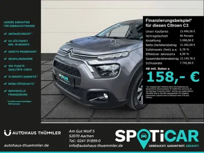 Gebraucht Citroën C3 110 PS (80 kW) 2024 Platinum grau (metallic) Kleinwagen