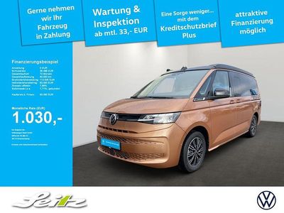 Neu VW California Coast 150 PS (110 kW) 2025 Copper bronze metallic Van