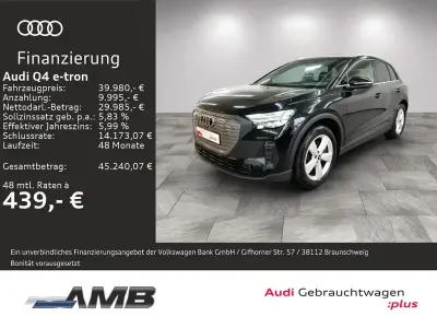 Gebraucht Audi Q4 e-tron Ambiente 210 kW (286 PS) 2025 Mythosschwarz metallic SUV