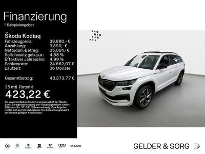 Gebraucht Skoda Kodiaq SportLine 200 PS (147 kW) 2022 Moonweiss metallic SUV