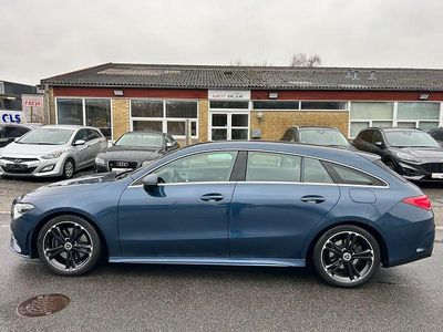 Blau Gebraucht 2021 Mercedes CLA200 Shooting Brake AMG Kombi | 17.849 € (Fairer Preis)