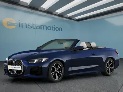 Neu BMW 420 184 PS (135 kW) 2026 Blau Cabrio