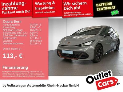 Gebraucht Cupra Born 150 kW (204 PS) 2022 Vapor grau Kleinwagen