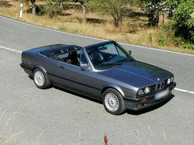 Gebraucht BMW 325 Cabriolet 170 PS (125 kW) 1991 Grau Cabrio