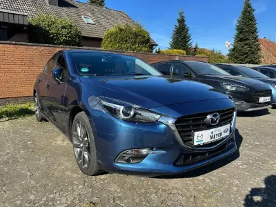 Brugt Mazda 3 Signature 120 HK (88 kW) 2018 Blå Sedan