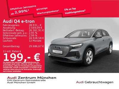 Gebraucht Audi Q4 e-tron Comfort 150 kW (204 PS) 2022 Kieselgrau SUV