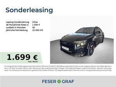 Neu Audi RS Q8 Performance 640 PS (470 kW) 2025 Schwarz (mythosschwarz metallic) SUV