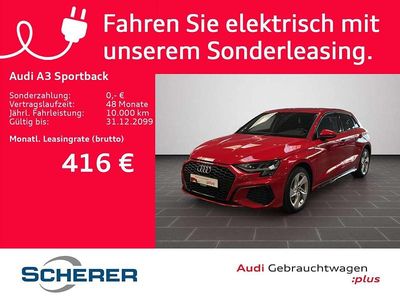 Gebraucht Audi A3 S-Line 204 PS (150 kW) 2021 Tangorot metallic Limousine