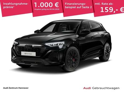 Gebraucht Audi Q8 e-tron S-Line 250 kW (340 PS) 2023 Mythosschwarz metallic (metallic) SUV