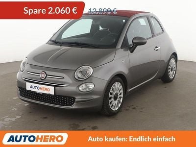 Grau Gebraucht 2020 Fiat 500C Lounge Cabrio | 10.830 € (Guter Preis)