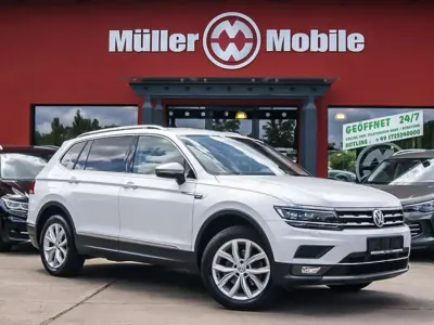 Gebraucht VW Tiguan Allspace Highline 150 PS (110 kW) 2020 Purewhite SUV