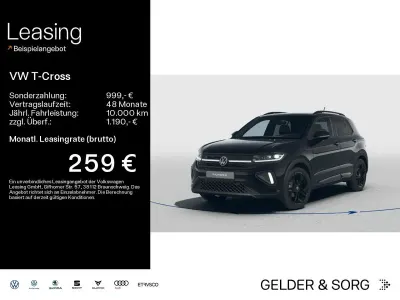 Neu VW T-Cross R-line 116 PS (85 kW) 2026 Deep black perleffekt SUV