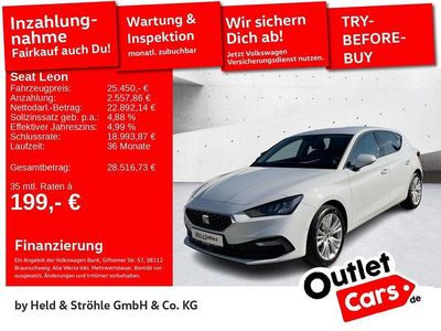 Gebraucht Seat Leon Style 150 PS (110 kW) 2025 Glacial weiß metallic Limousine