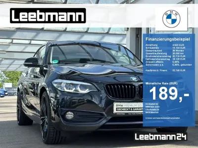 Gebraucht BMW 220 Sport Line 184 PS (135 kW) 2018 Schwarz Coupé
