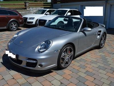 Second-hand Porsche 997 Turbo 450 CP (330 kW) 2008 Argintiu Cabrio