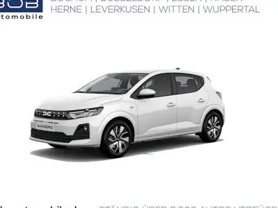 Ny Dacia Sandero Expression 122 HK (89 kW) 2026 Hvid Sedan