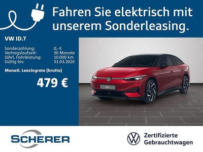 Gebraucht VW ID.7 Pro 210 kW (286 PS) 2025 Kings red metallic schwarz (metallic) Limousine