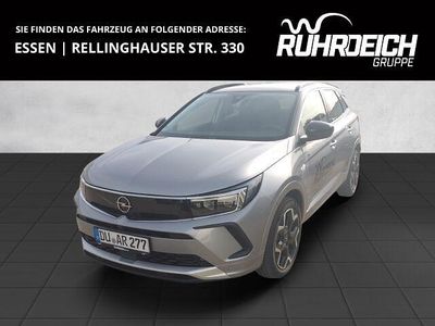 Gebraucht Opel Grandland X Elegance 131 PS (96 kW) 2022 Kontrast grau/quarz silber SUV