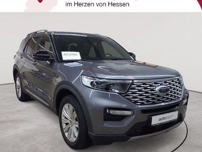 Carbonizedgrau metallic Gebraucht 2021 Ford Explorer Hybrid Platinum SUV | 36.190 € (Guter Preis)