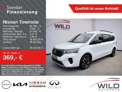 Neu Nissan Townstar Tekna 131 PS (96 kW) 2026 S) (weiss Kombi