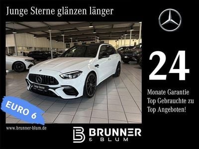 Gebraucht Mercedes C63S AMG Premium Plus 476 PS (350 kW) 2024 Weiß Limousine