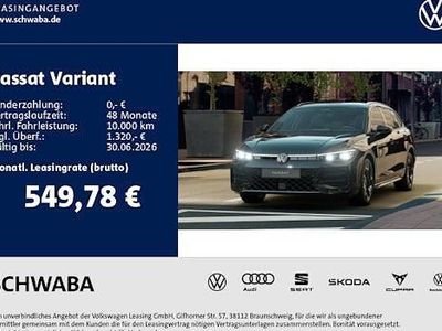 Nuova VW Passat R-line 193 CV (141 kW) 2025 Nero Station wagon