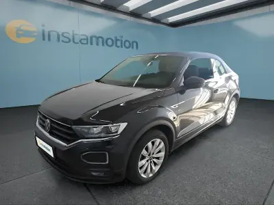 Gebraucht VW T-Roc Cabriolet 150 PS (110 kW) 2021 Schwarz Cabrio