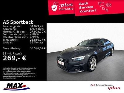 Usata Audi A5 Sportback Advanced 204 CV (150 kW) 2023 Grigio Utilitaria