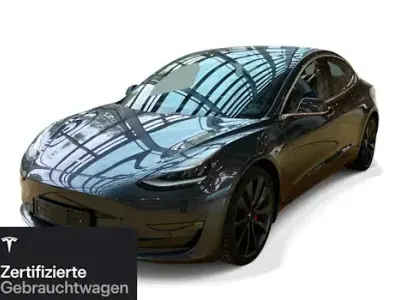 Gebraucht Tesla Model 3 Performance 377 kW (513 PS) 2020 Silber Limousine