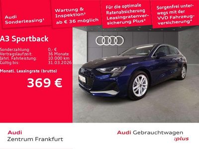 Gebraucht Audi A3 Advanced Plus 150 PS (110 kW) 2025 Navarrablau metallic Limousine
