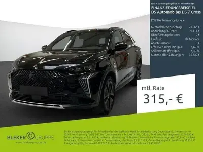 Gebraucht DS Automobiles DS7 Crossback Performance Line Plus 131 PS (96 kW) 2024 Schwarz SUV
