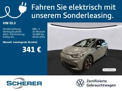 Gebraucht VW ID.3 Pro 150 kW (204 PS) 2024 Mondsteingrau Kleinwagen