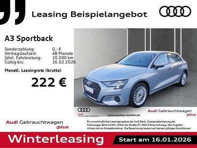 Florettsilber metallic Gebraucht 2024 Audi A3 Advanced Limousine | 25.129 € (Superpreis)