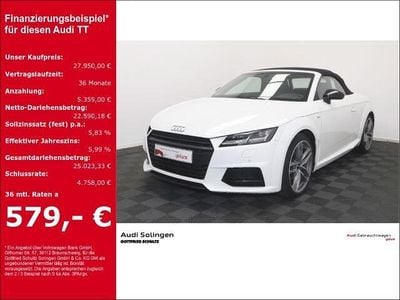 Gebraucht Audi TT Roadster S-Line 179 PS (131 kW) 2018 Weiß Cabrio