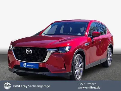 Gebraucht Mazda CX-60 Exclusive-Line 254 PS (186 kW) 2023 Soul red crystal m SUV