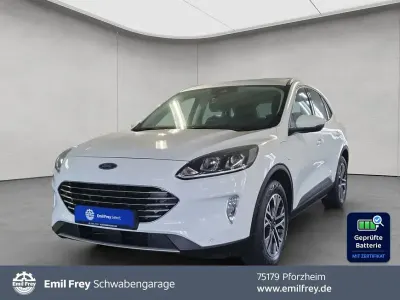 Gebraucht Ford Kuga Titanium 152 PS (111 kW) 2021 Frostweiß SUV