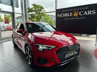 Second-hand Audi A3 S-Line 150 CP (110 kW) 2022 Roșu Berlinǎ